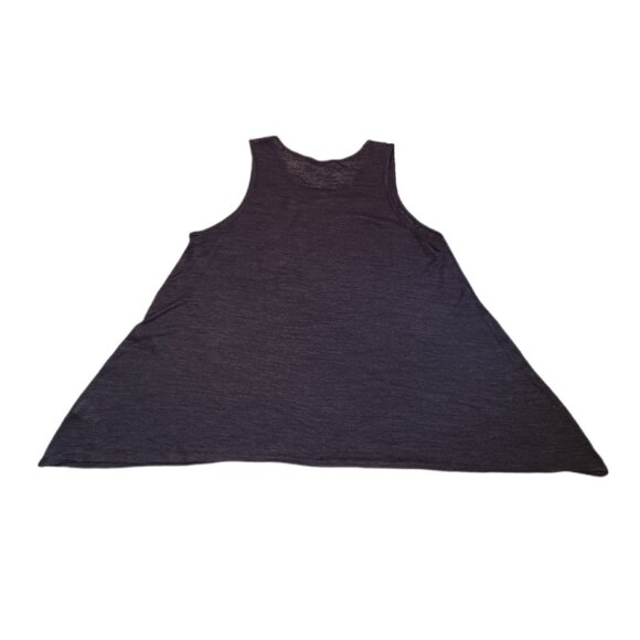 Cloud Chaser Womens Size Small Tank Top American Flag Gray Flowy Sleeveless - Picture 4 of 10